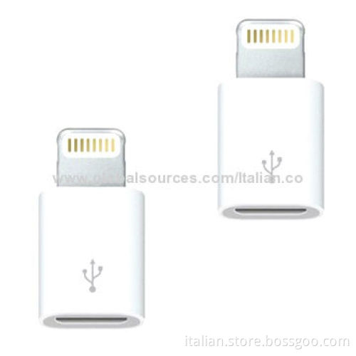 Micro 5pin to lightning 8pin adapter for iPhone 5/5s/6